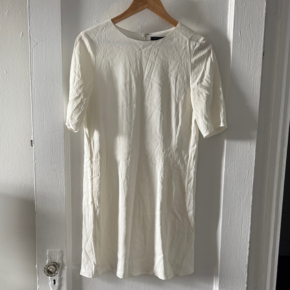 Theyskens' Theory Ivory Short Sleeve Dress